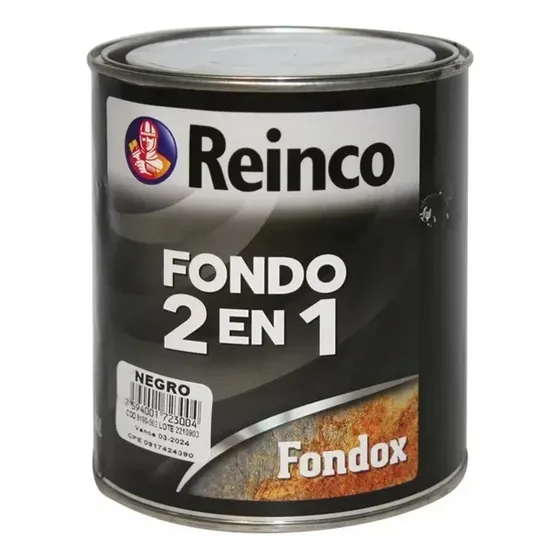 Galón Fondo 2 En 1 Marca Reinco Negro