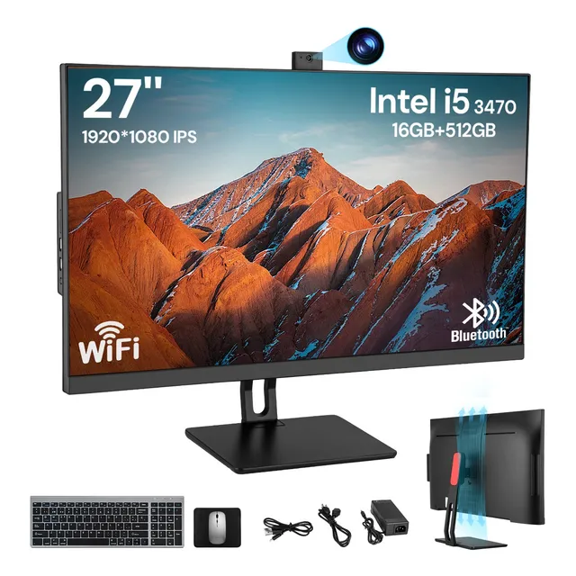 All-in-one Computadora 27'' 16g+512g,w10,intel Core I5 Nuevo