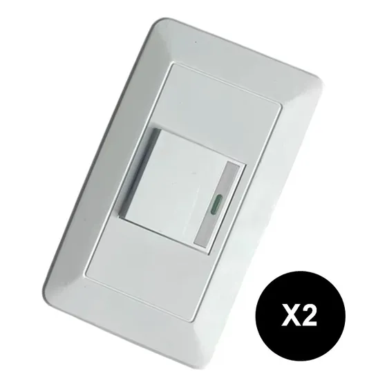 Apagador Interruptor 1 Boton Moderno X2uni