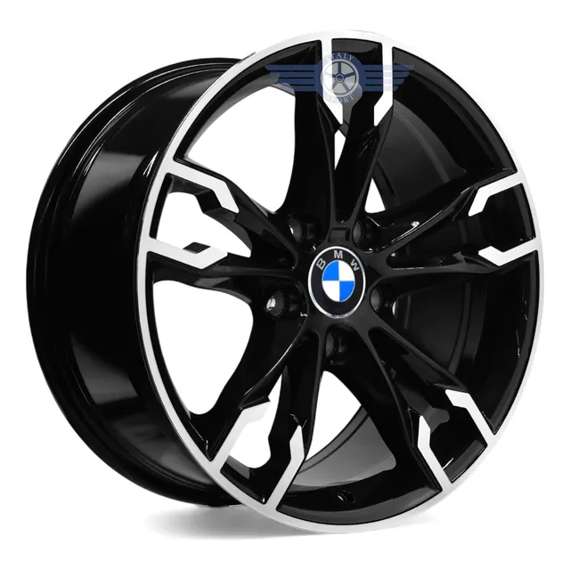 4 Rines 17 Deportivos 5-120 Exclusivamente Para Bmw Black Machine