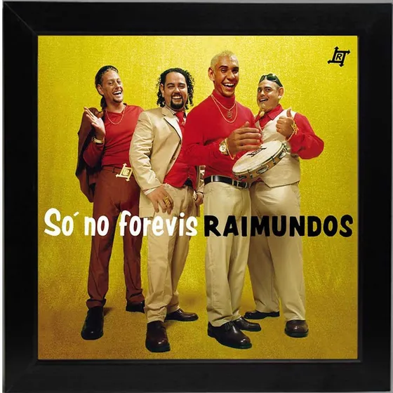 Quadro Raimundos Lp Só No Forevis Capa Do Disco De Vinil
