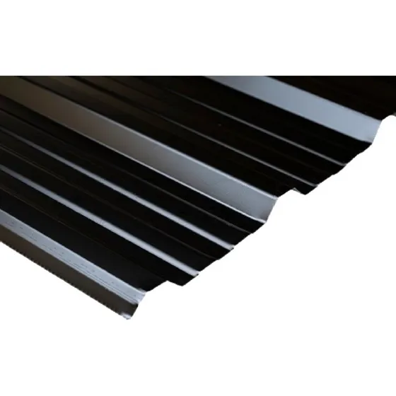 Chapa Color Negro Trapezoidal C-25 (0,5 Mm) X 10 Metros
