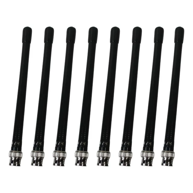 Kit 8 Antenas Icom Vhf Bnc Para Rádio Ht Ic-v80 Ic-v86 Ic-v8