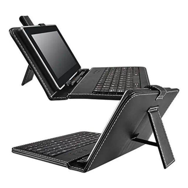 Funda Con Teclado Para Tablet Samsung Tab A9 8,7  Usb-c Negro