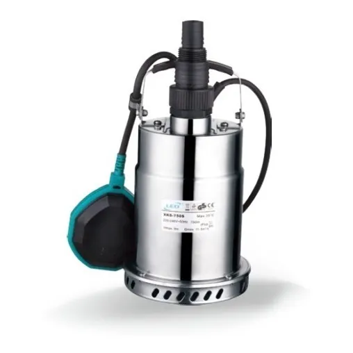 Bomba Agua Sumergible Drenaje Leo Xks 500 0.75hp 220v Inox