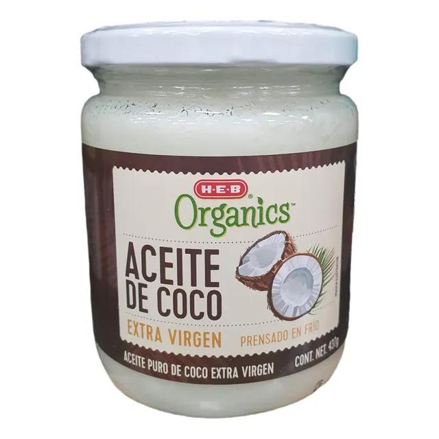Aceite Organico De Coco Extra Virgen 437gr