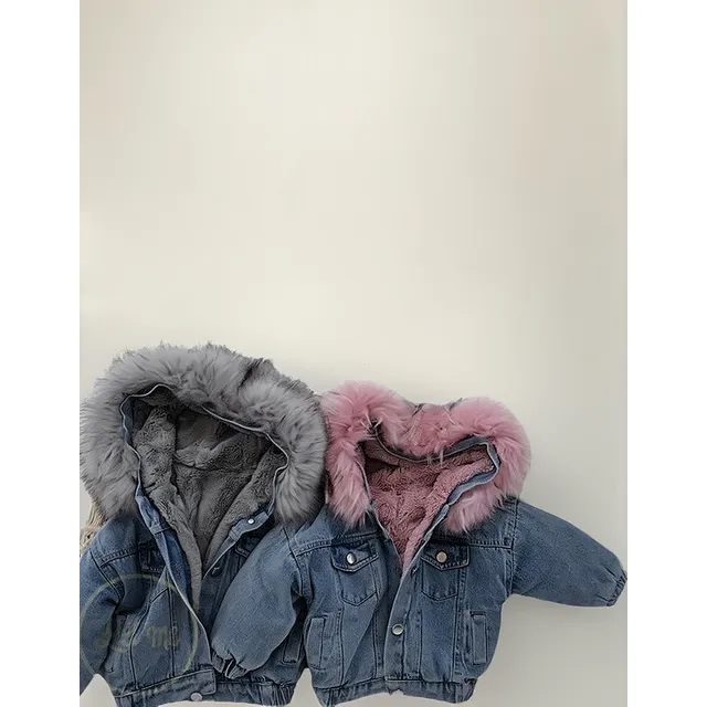 Chaqueta De Mezclilla O Jeans Para Niña 