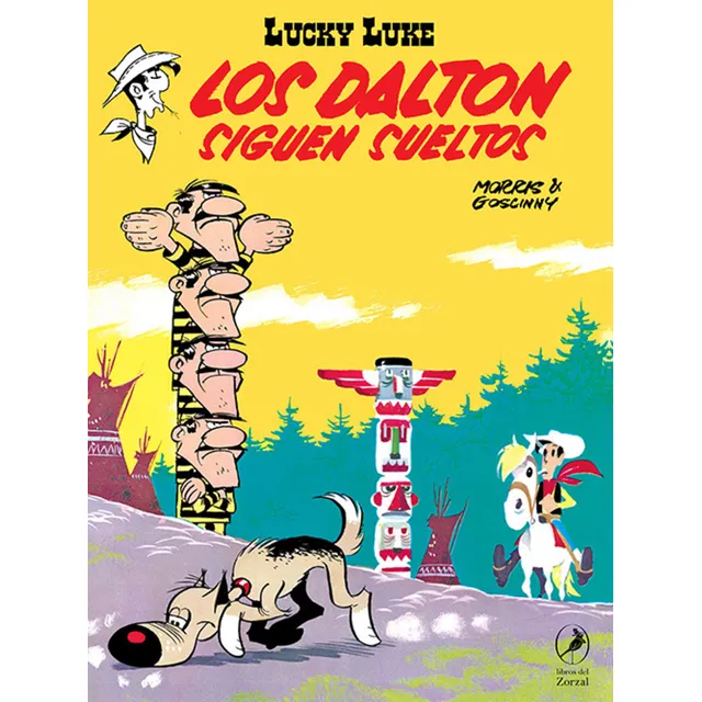 Libro Los Dalton Siguen Sueltos. Lucky Luke 14, De René Goscinny- Morris. Editorial Libros Del Zorzal, Tapa Blanda, Edición 1 En Español, 2024