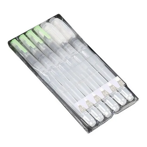 Pincel Acuar Pilo T Agua Color Recargable, 6 Unidades