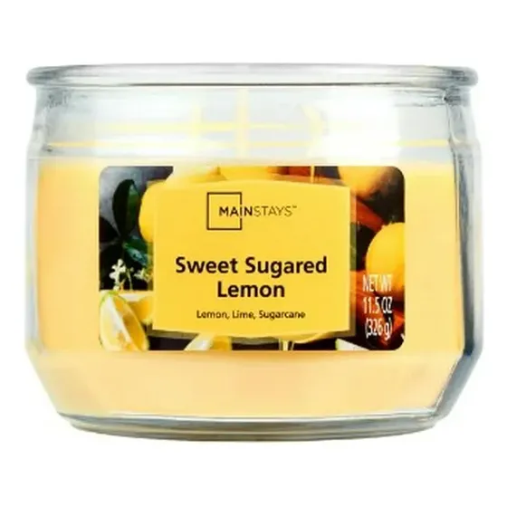 Vela Aromatica Lemon Lime Sugarcane 326g Mainstays Imp
