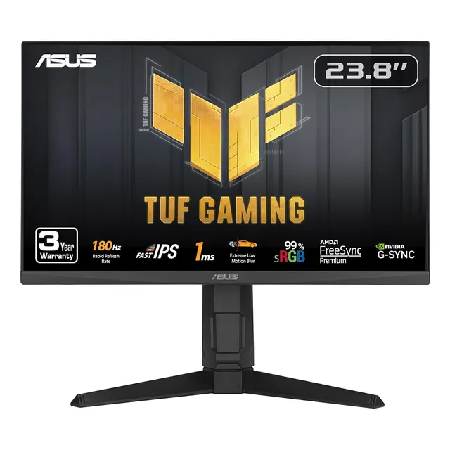Monitor Gamer Asus con pantalla de 23.8" 180Hz 220V y resolución Full HD