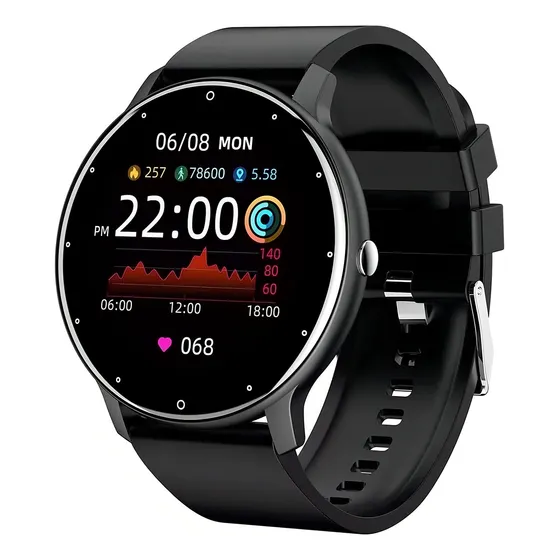 Smartband Lige Zl02d Display De 1.39  Con Correa De Silicona Con Correa Color Negro
