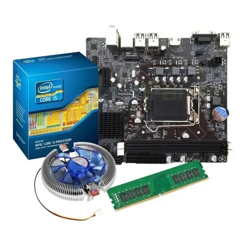 Kit Processador I5 3470 + Placa H61 1155+ 16gb Ddr3 1600mhz 