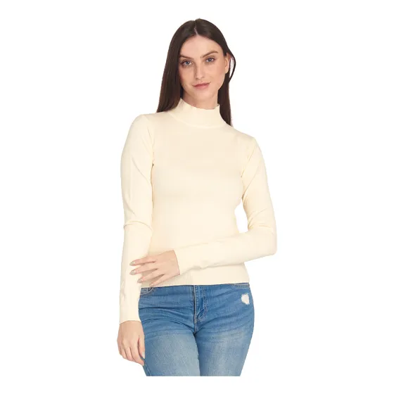 Blusa Suéter Liso Para Dama 2024. Elegante, Casual Y Ligero