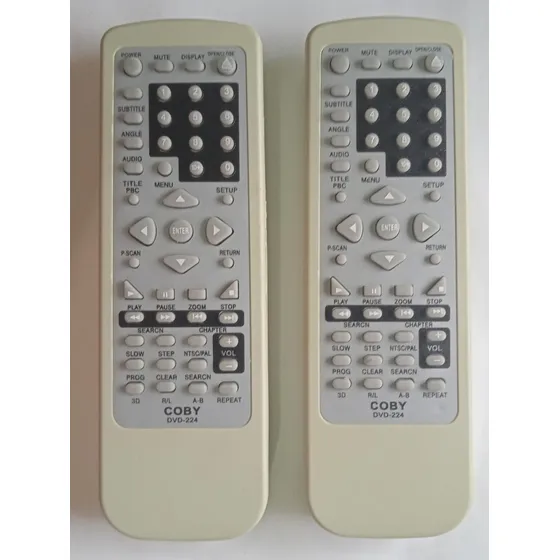 Control Remoto Dvd Coby Modelo Dvd224  