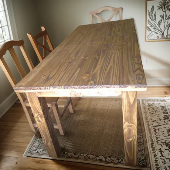Mesa De Pino Macizo