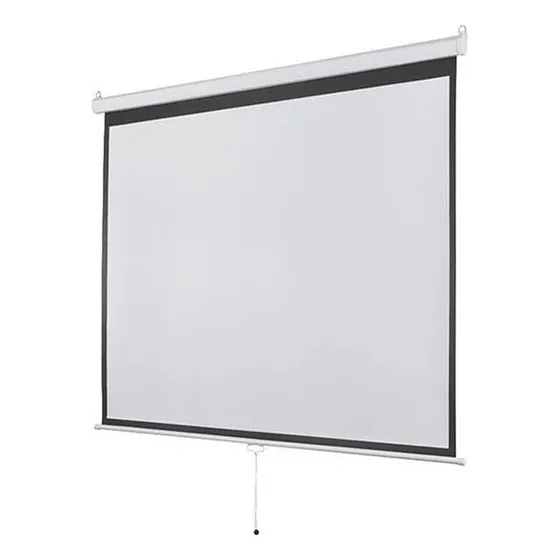 Tela De Projeção Retrátil Teto Parede 1,80 X1,80m Multilaser