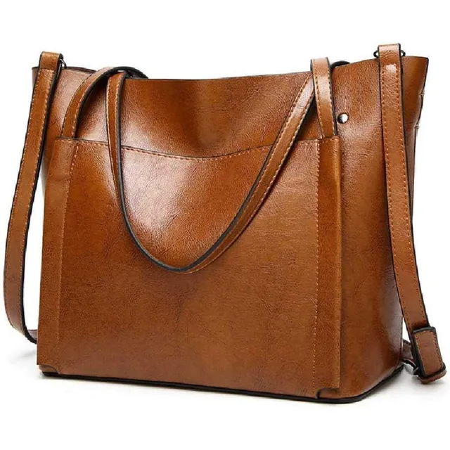 Bolso Elegante De Lujo Para Dama Moderno Cartera Cuero