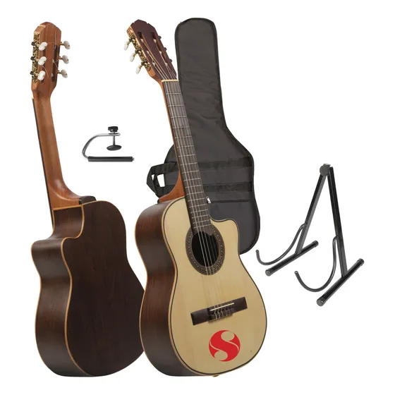 Gracia Requinto De Conc. C/corte+funda+capo+soporte