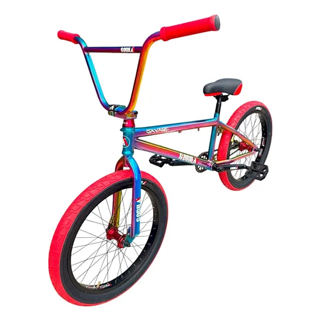 Bicicleta Gorila Bmx Savage Rodada 20 Tornasol Mid Trucos