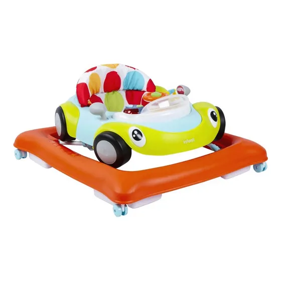 Andador Autito Infanti De 6 A 36 Meses Color Naranja