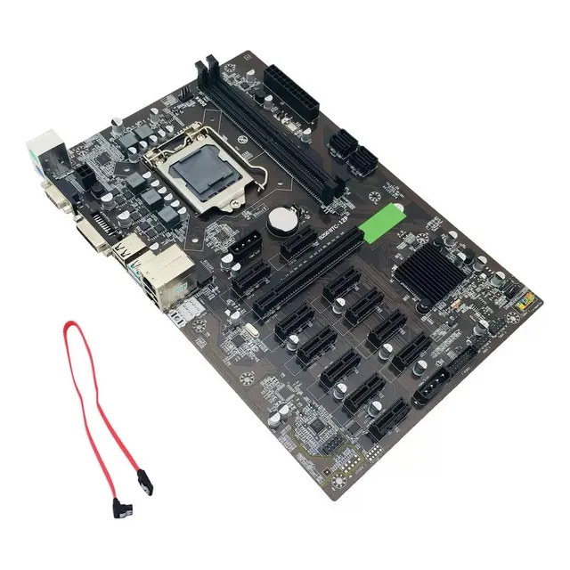 Tarjeta Gráfica B250 Btc Mining Motherboard Lga 1151 Ddr4 12