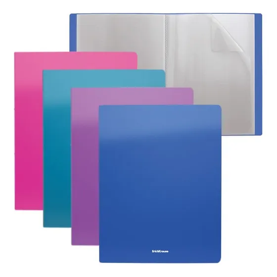 Carpeta 20 Hojas Transparentes A4 Glance Colores Vivid 59194