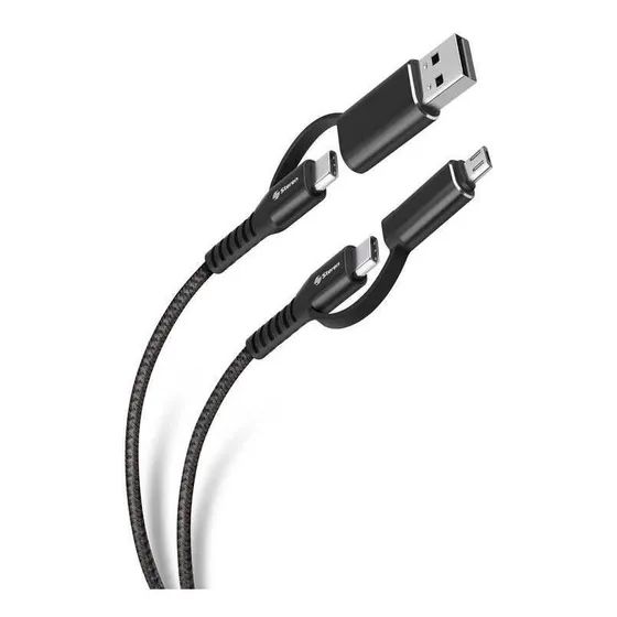 Cable 4 En 1, Usb/usb C A Micro Usb/usb C De 1 M | Usb-4711