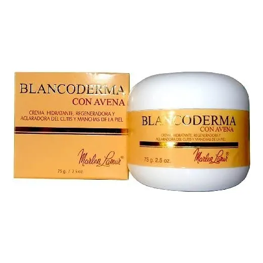 Crema Facial Blancoderma Avena 75ml Para Blanquear La Piel D