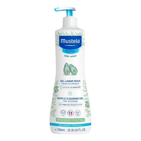 Gel De Baño Para Bebé Mustela 750 Ml