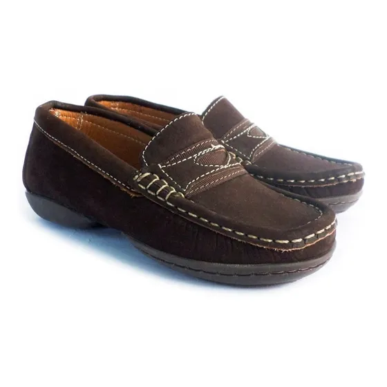 Zapatos Mocasines Para Niño Talla 28 De Cuero (nuevos) 