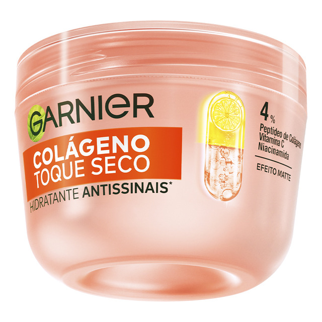 Garnier Hidratante Colágeno Toque Seco 85g Garnier Hidratante Colágeno Toque Seco 85g
