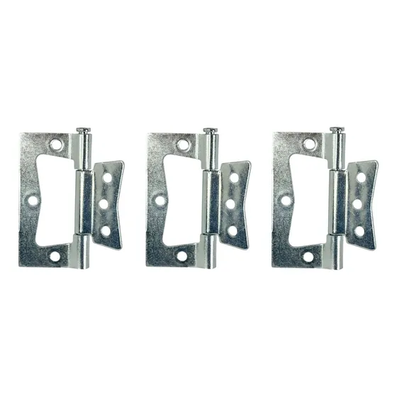 Bisagra Tipo Mariposa 3 Pulgadas Plateada Raptor 3pcs