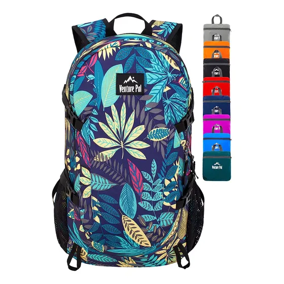 Mochila De Viaje Plegable Ligera De 40 Litros Excursion...