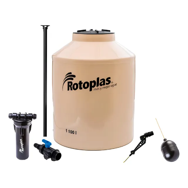 Tinaco Rotoplas Tricapa 1100 Lt Color Beige