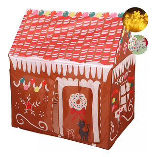 Casas De Juguete Para Niñas Niños Carpa 10m De Luces Color Terracota Lisa Casas De Juguete Para Niñas Niños Carpa 10m De Luces Color Terracota Lisa