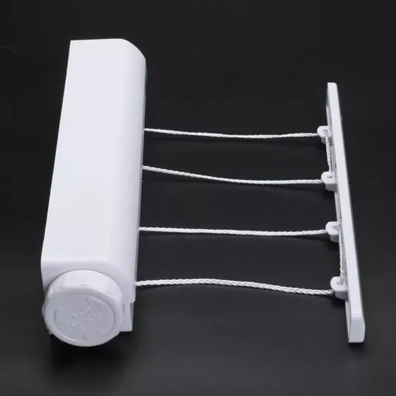 Tendedero Retractil Desmontable Ropa Seca Lavado Tendido