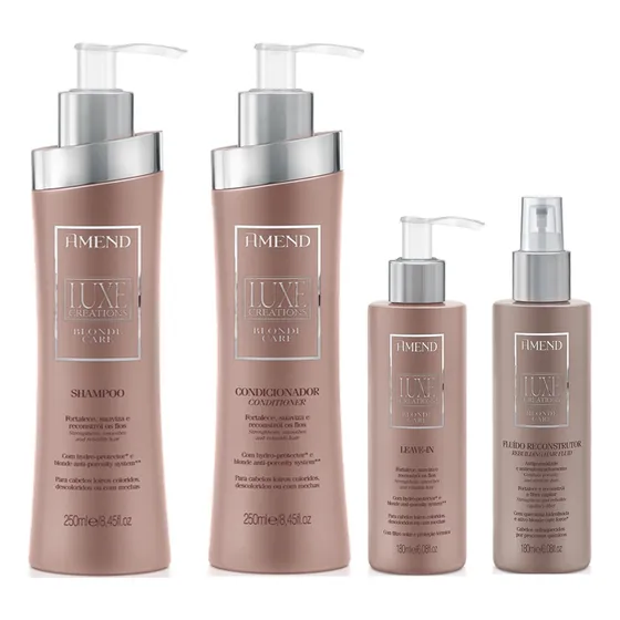 Amend Luxe Creations Blond Care Sh E Cond E Leave-in E Fluíd