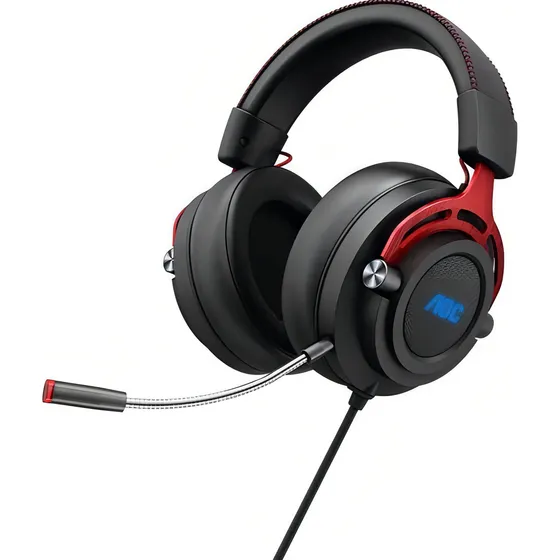 Headset Gamer Aoc Gh300, Driver 50 Mm, Virtual Surround 7.1 Cor Preto