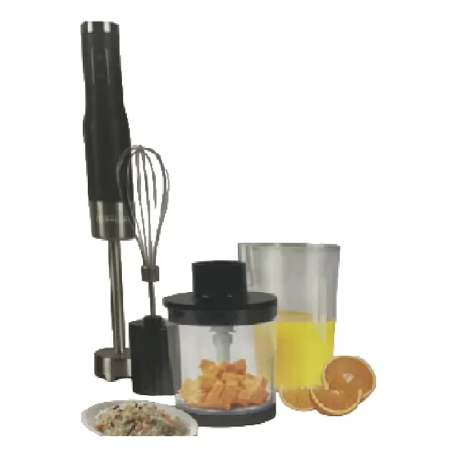Batidora De Inmersión Kit 3 En 1 Ribelle Negro