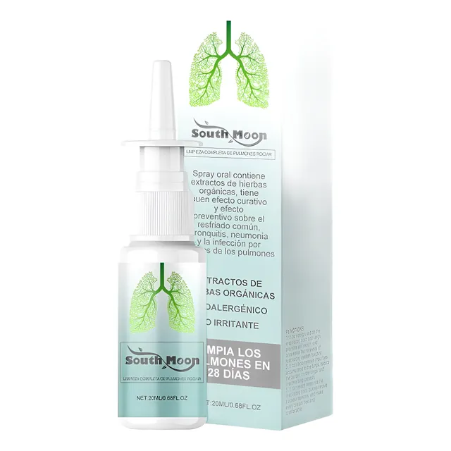 Spray Con Pulverizador Nasal, Limpiador De Pulmones 30ml