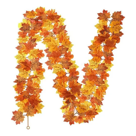 Enredadera Artificial Hojas Colores Otoño Decoración 1.65cm 