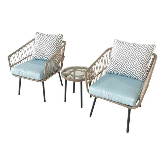 Set Juego De Mesa Y Sillas Bistro Para Jardín Patio Exterior