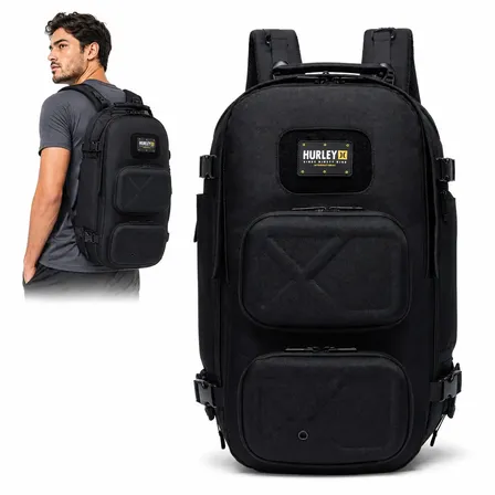 Mochila Urbana Hurley para Notebook de 14" com 16 L Preta