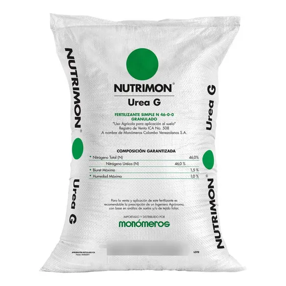 Urea Fertilizante Granulado Para Plantas Follaje X 50kg