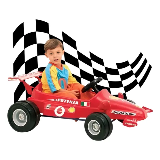 Auto Formula 1 F1 Ferrari A Pedal P/ Niños Con Bocina Biemme