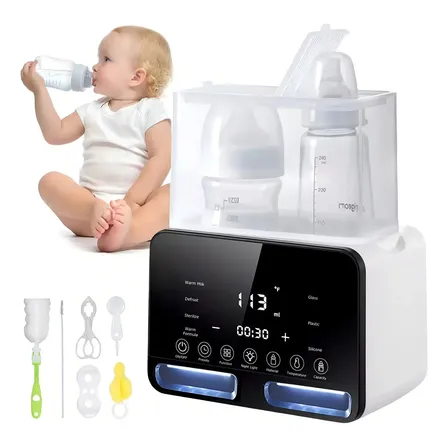 Calentador Y Esterilizador De Biberones Con Pantalla Táctil Y Luz Nocturna Wnq-02 Lascado