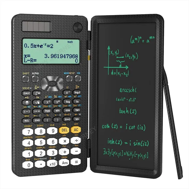 Calculadora Científica 417 Funciones + Tableta De Escritura