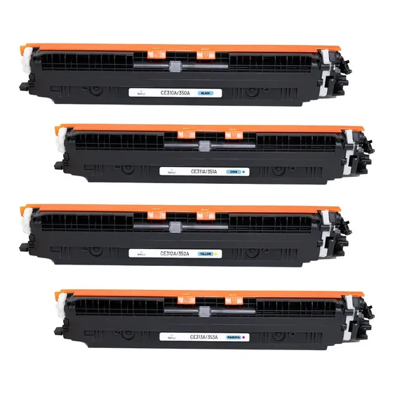 Juego De 4 Toner Techlogy Ce310a 350a, 311a, 312a, 313a