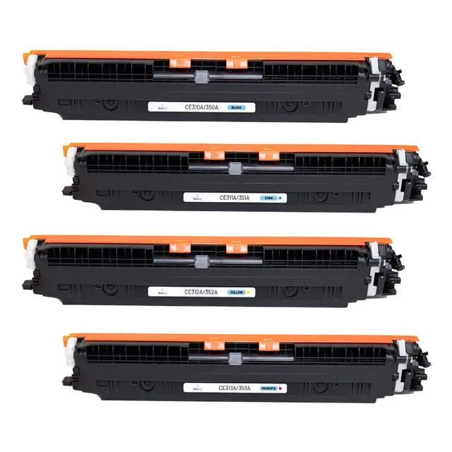 Juego De 4 Toner Techlogy Ce310a 350a, 311a, 312a, 313a